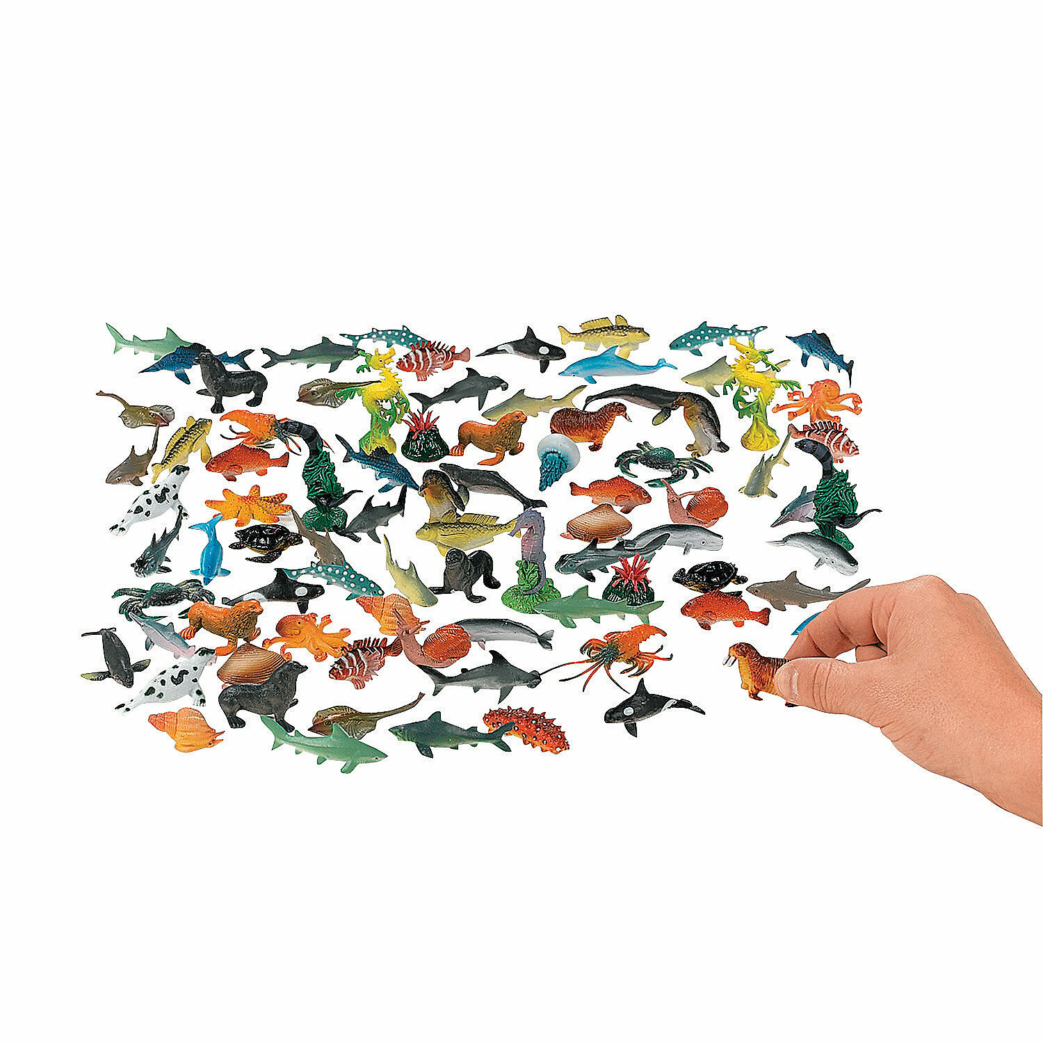 Mini Plastic Sea Animals Bulk Pack 