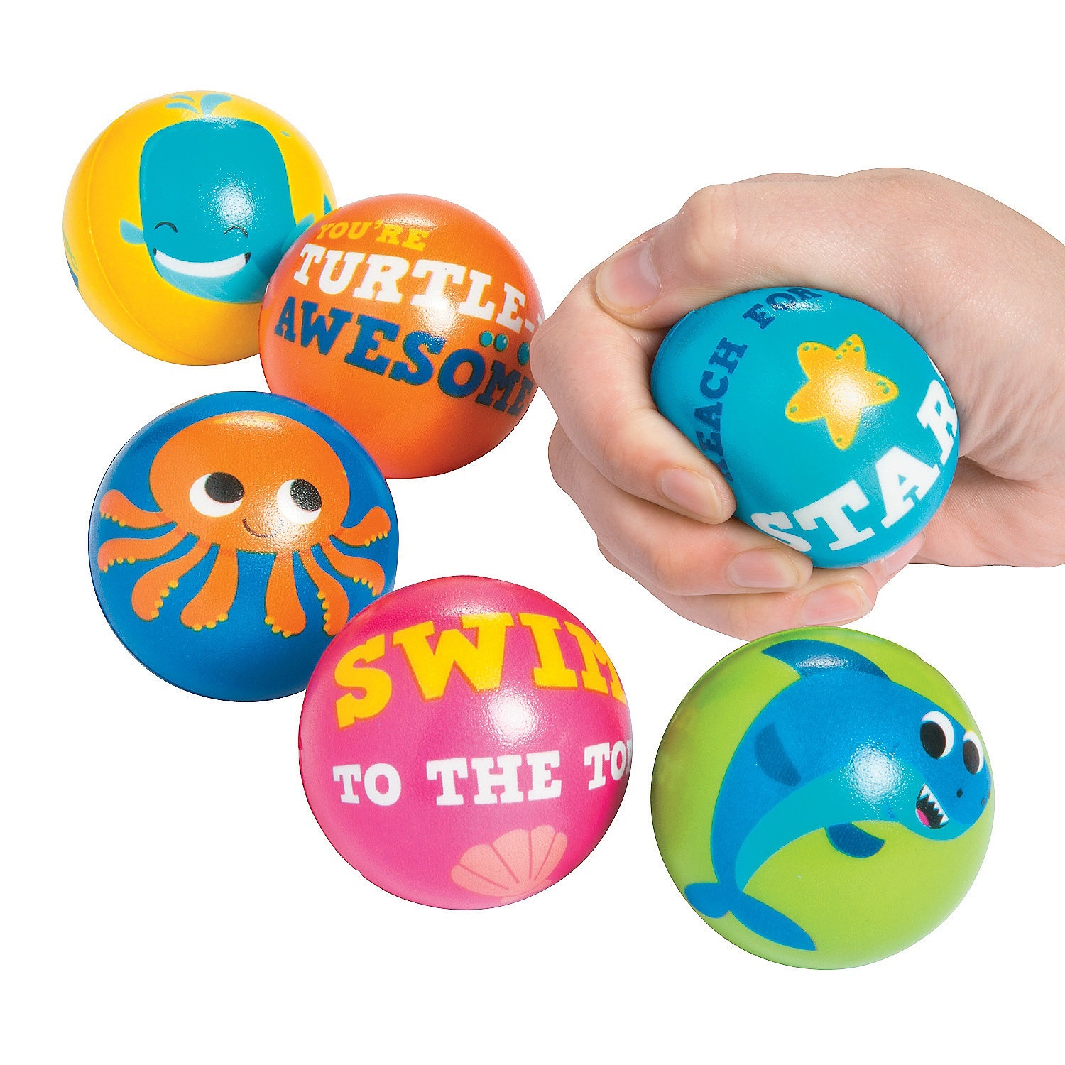 Under the Sea Stress Balls (Pack of 12) 