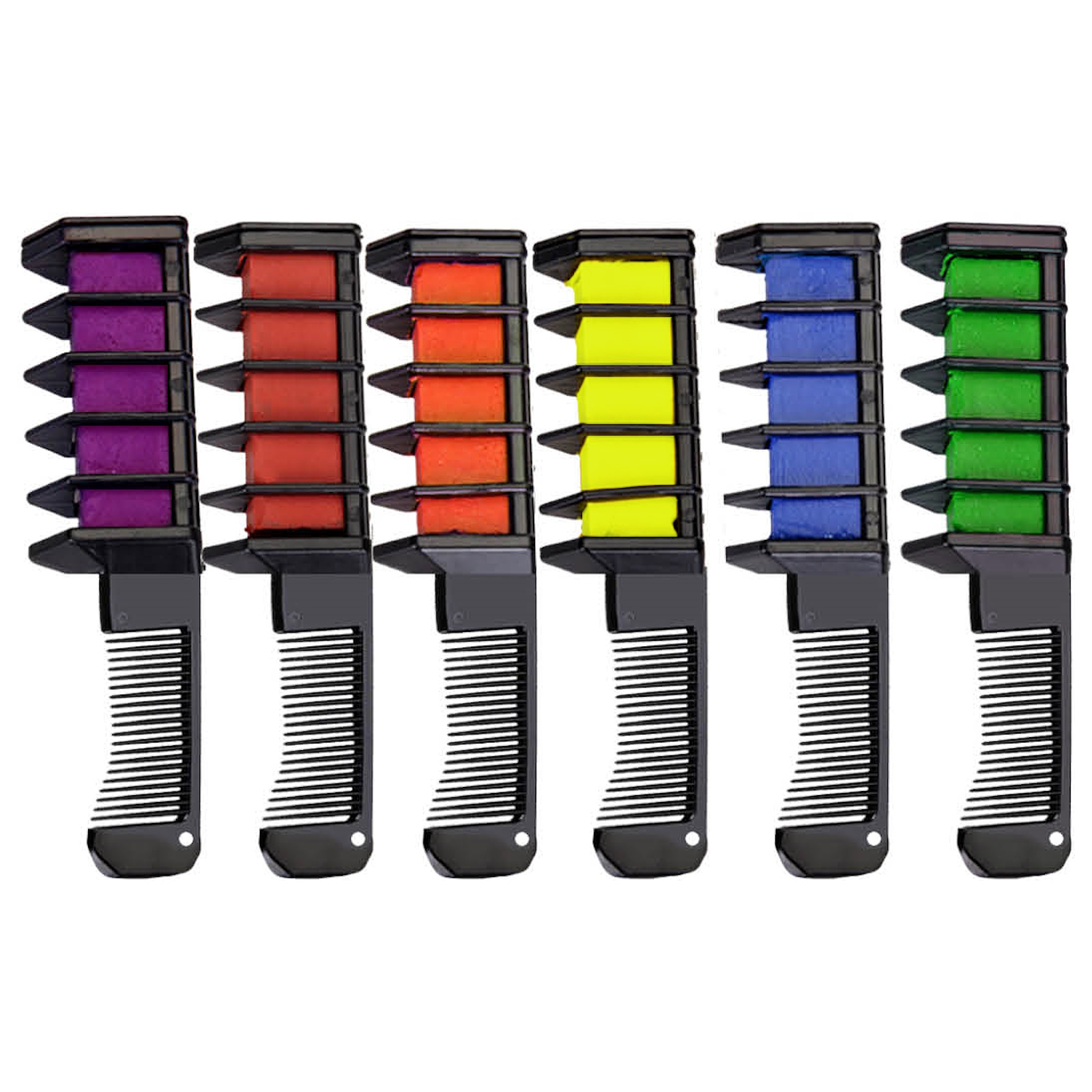 Washable Hair Colour Combs (Pack of 6)