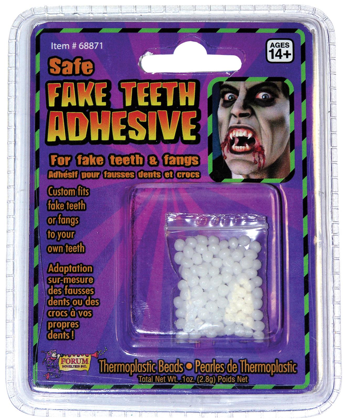 Fake Teeth Replacement Adhesive Adult Costume Accessory