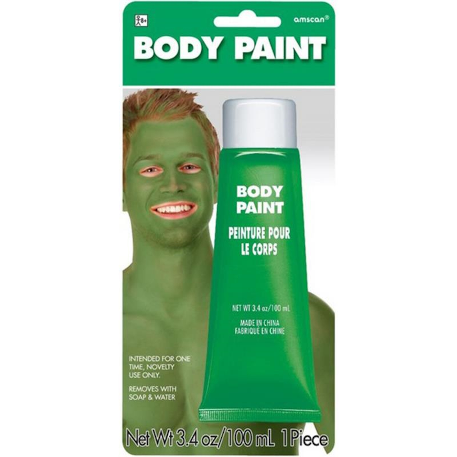Green Body Paint Adult Makeup Accessory