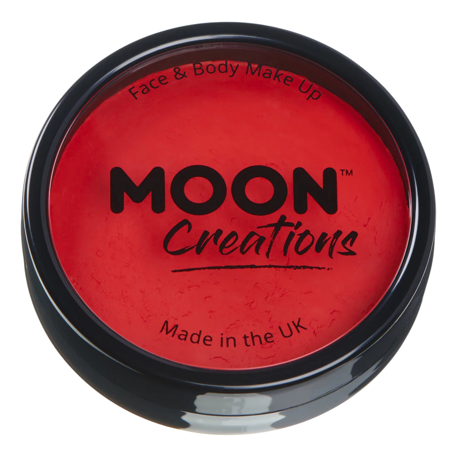 Moon Creations Bright Red Pro Face Paint Cake Pot 36g