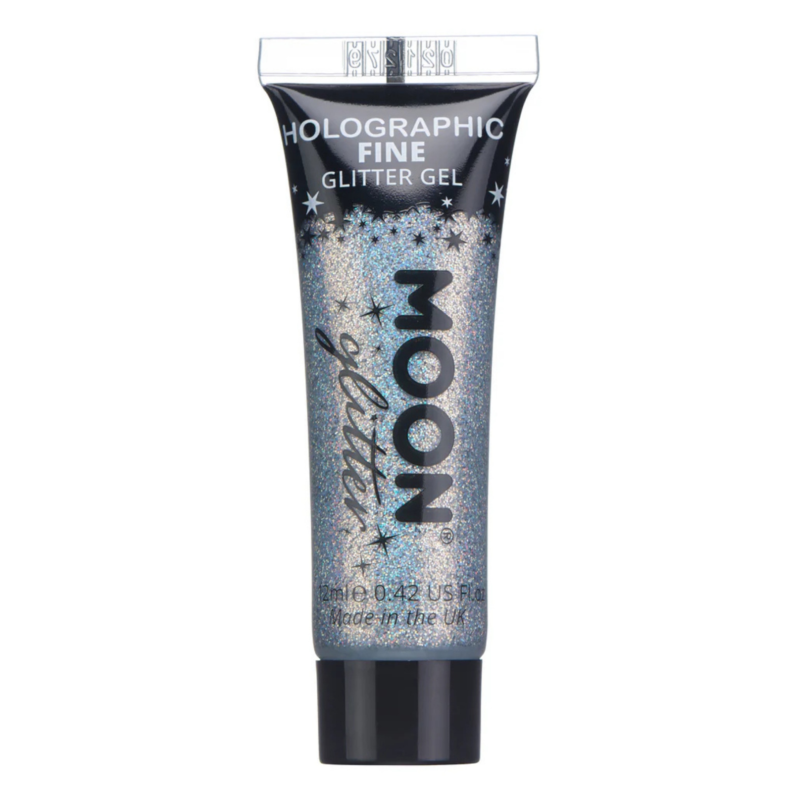 Moon Holographic Silver Fine Glitter Gel 12ml