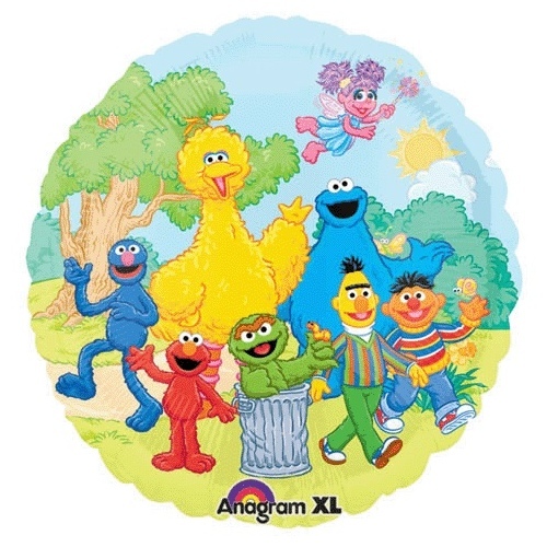 Sesame Street Gang Helium Balloon