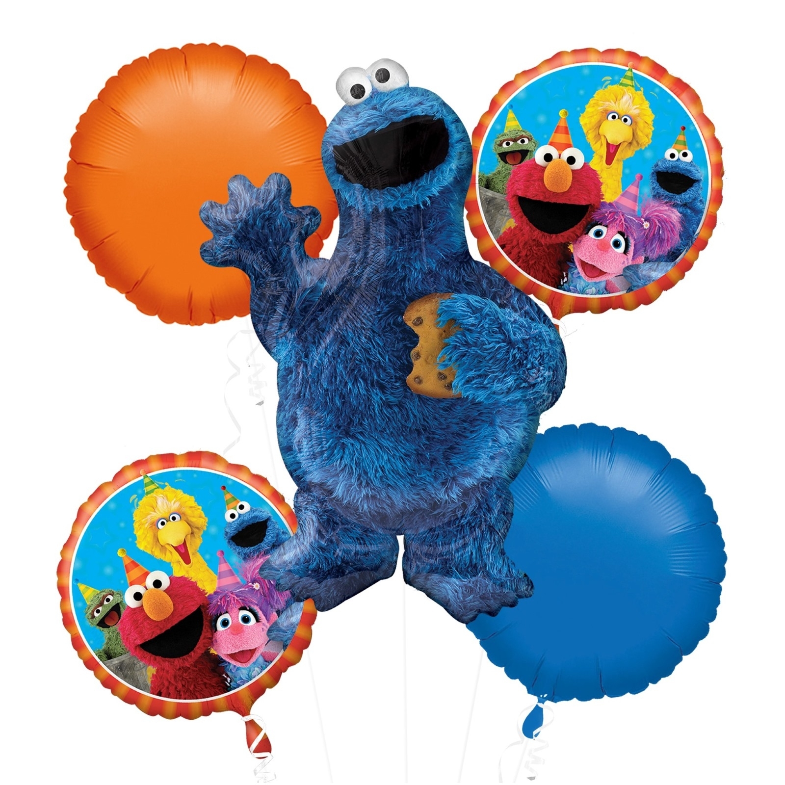 Sesame Street Cookie Monster Helium Balloon Bouquet
