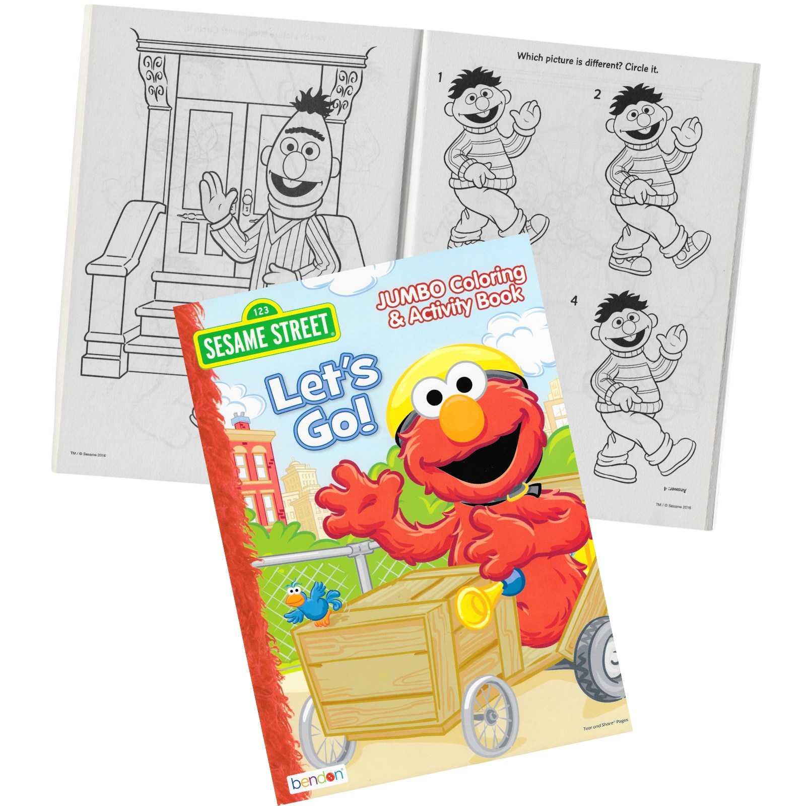 Sesame Street Let's Go! Colouring In & Activity Book