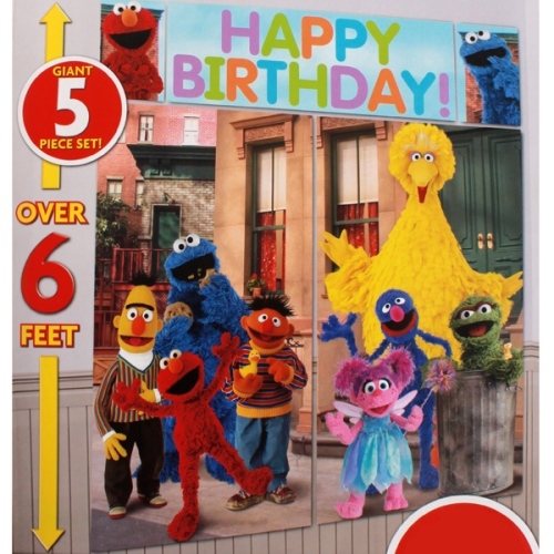 Sesame Street Scene Setter Wall Decorations