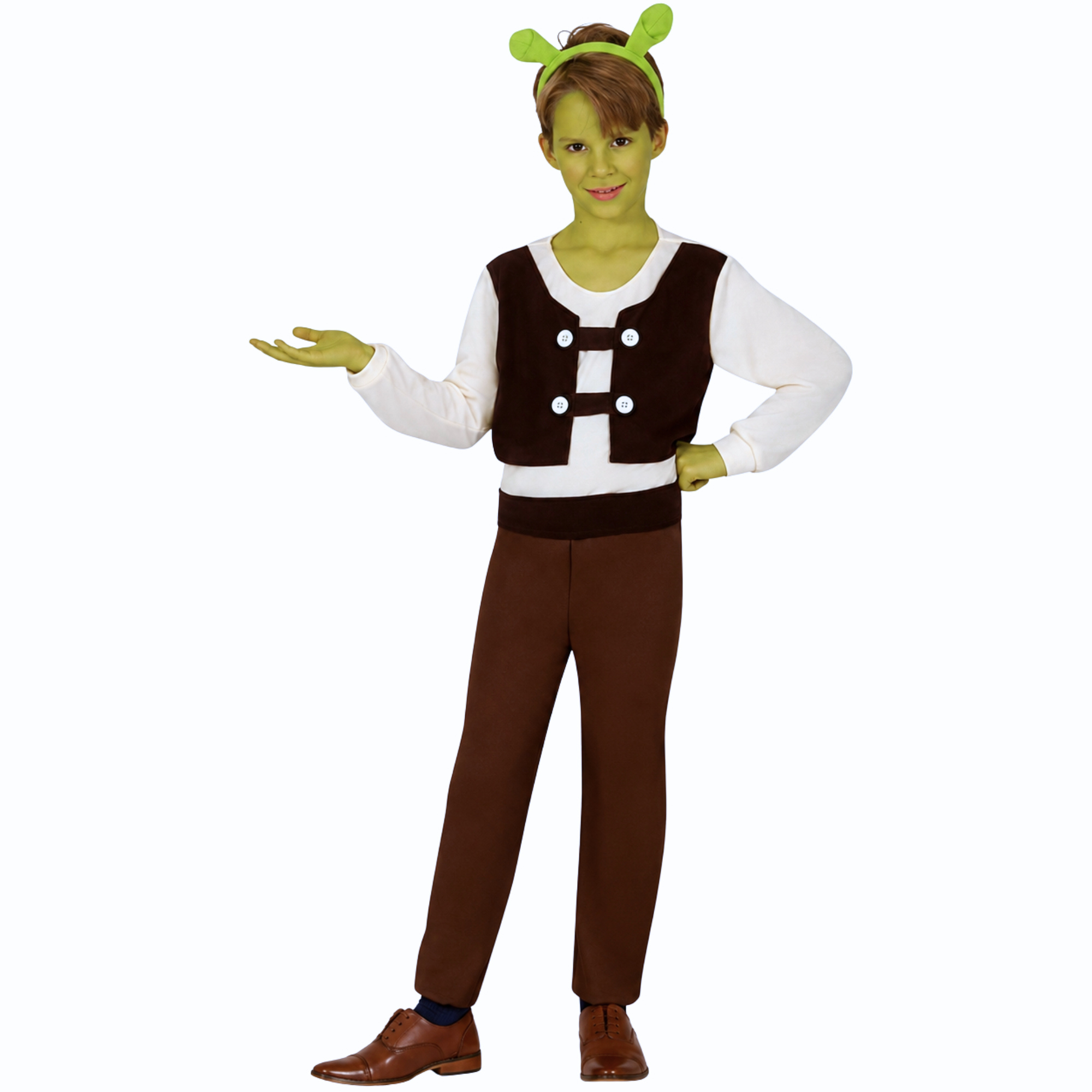 Kids Green Ogre Costume