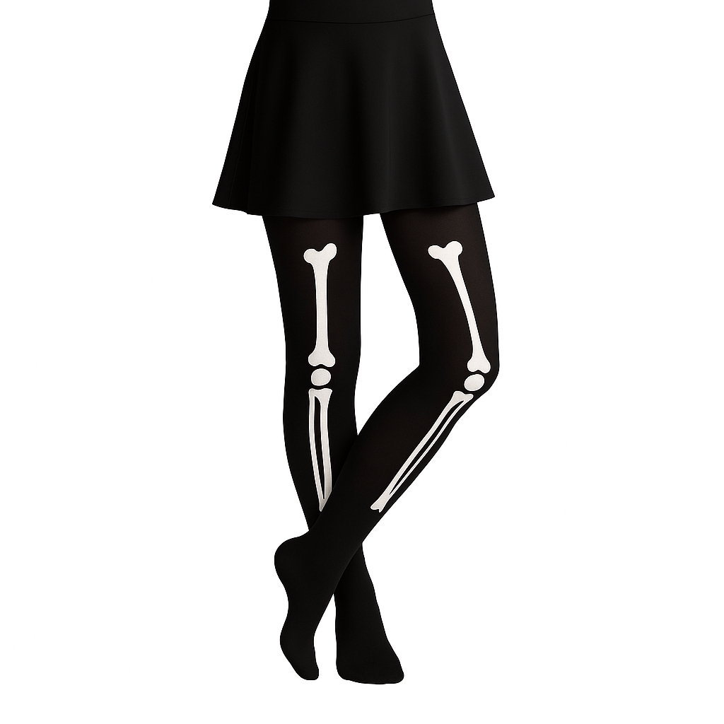 Halloween Skeleton Adult Tights