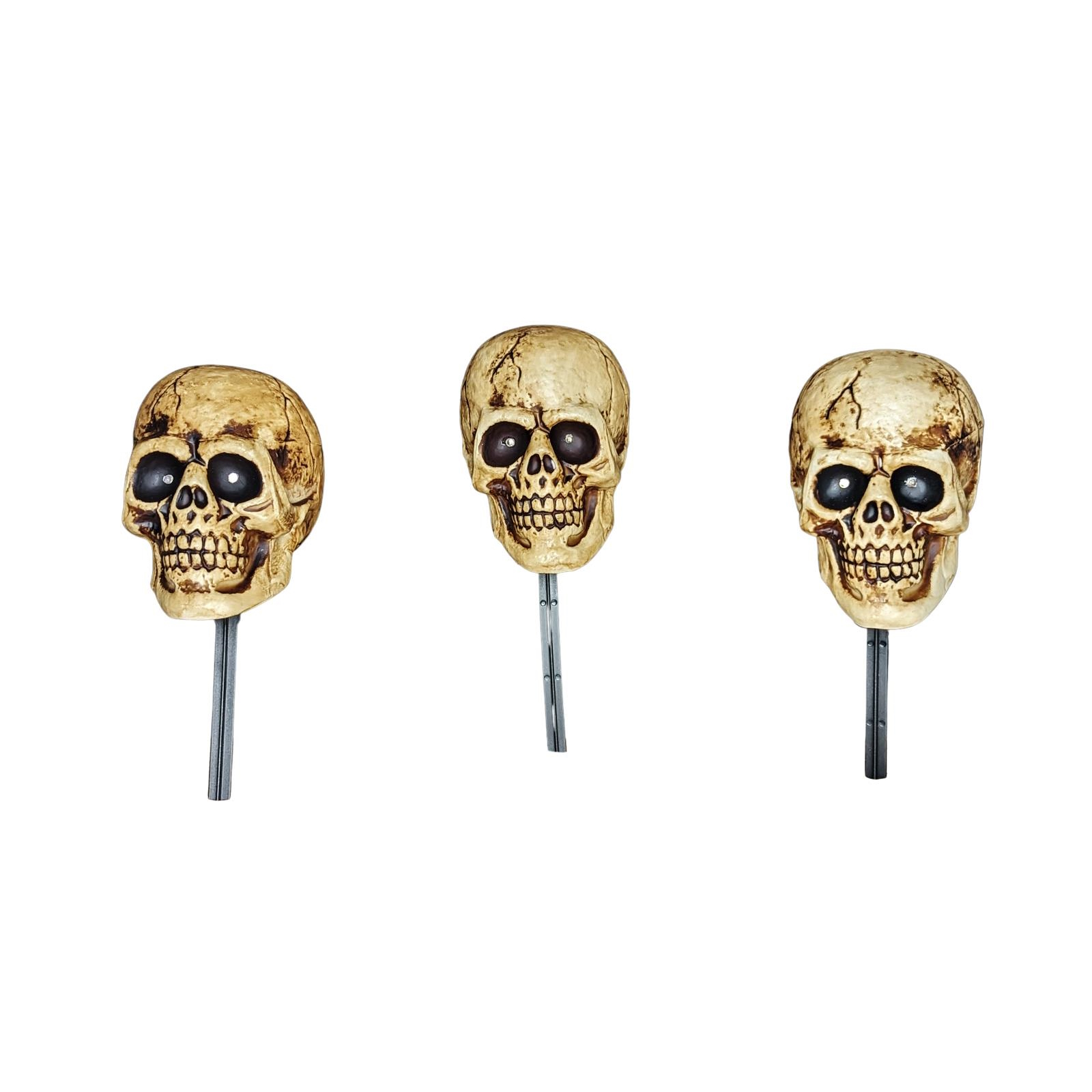 Skull Light Up Pathway Markers Halloween Prop