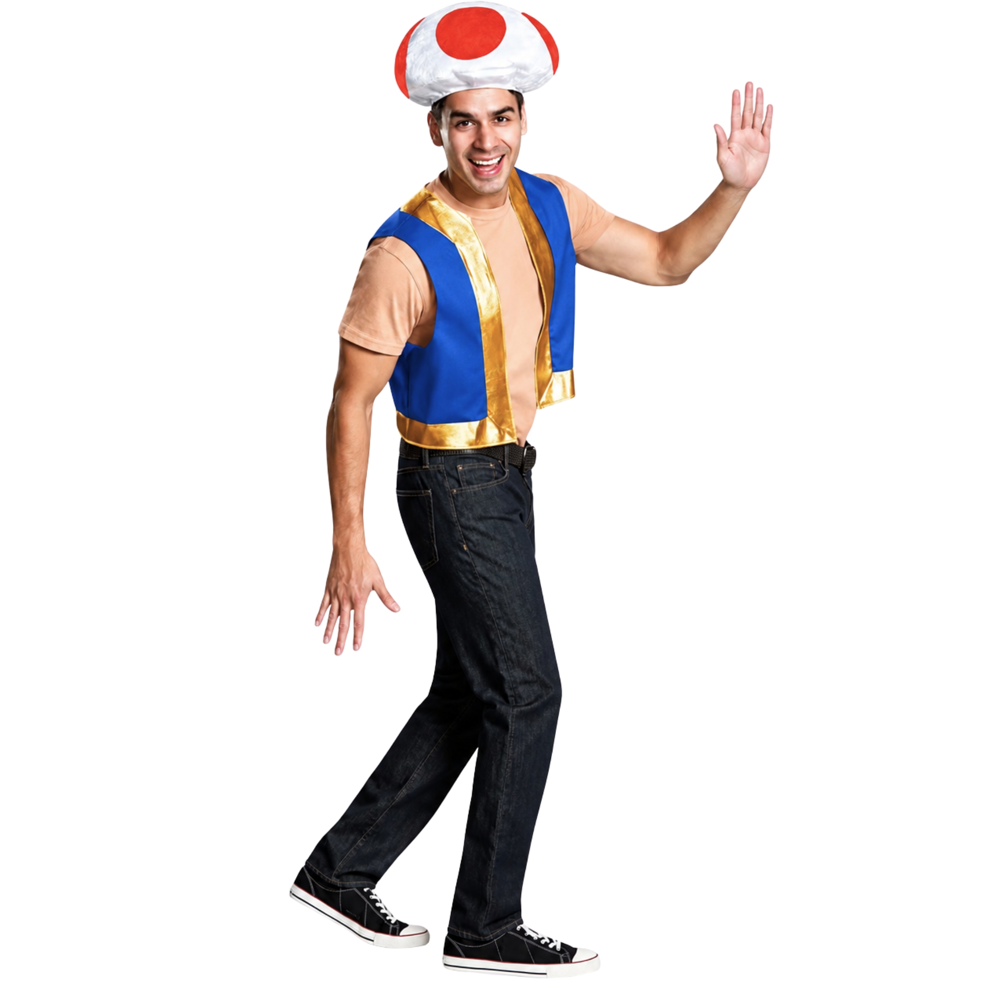 Super Mario Bros. Toad Adult Costume Set