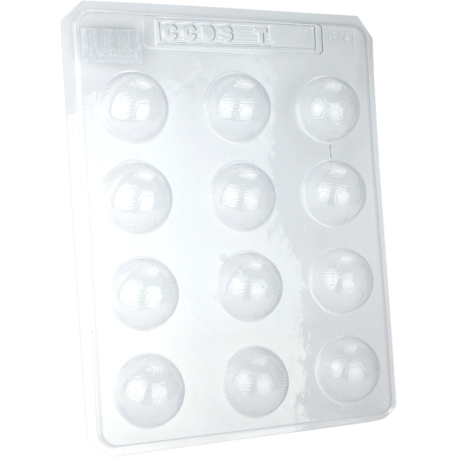 Soccer Ball Plastic Chocolate Moulds (1 Sheet) 