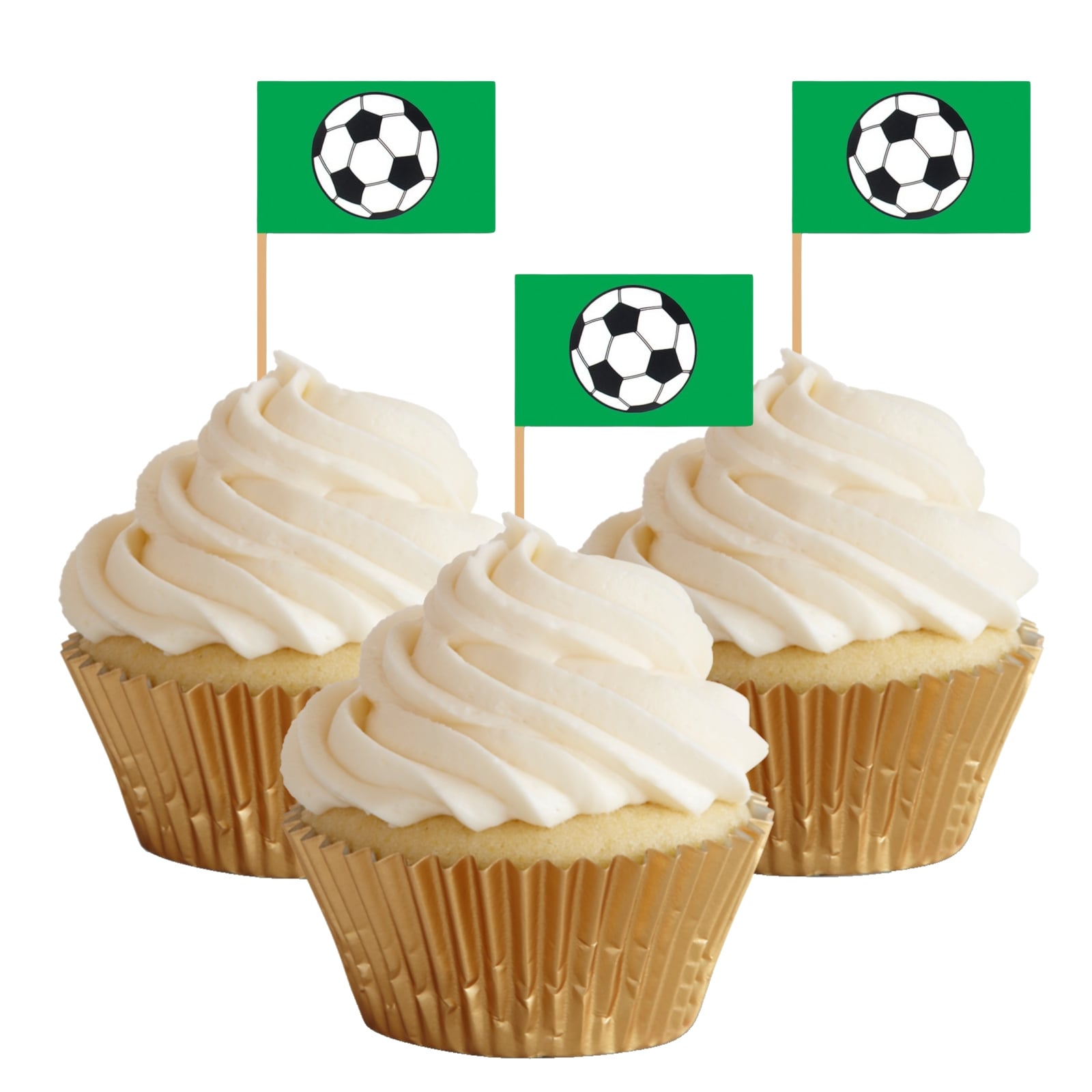 Soccer Cupcake Picks (Pack of 50) 
