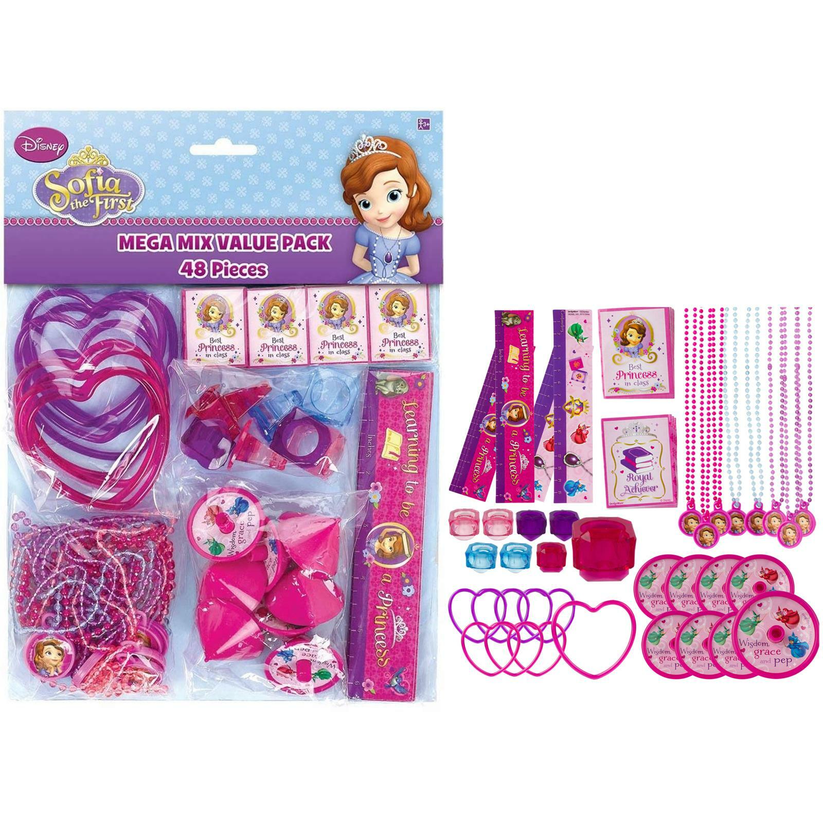 Sofia the First Mega Value Favour Pack (48 Pieces)