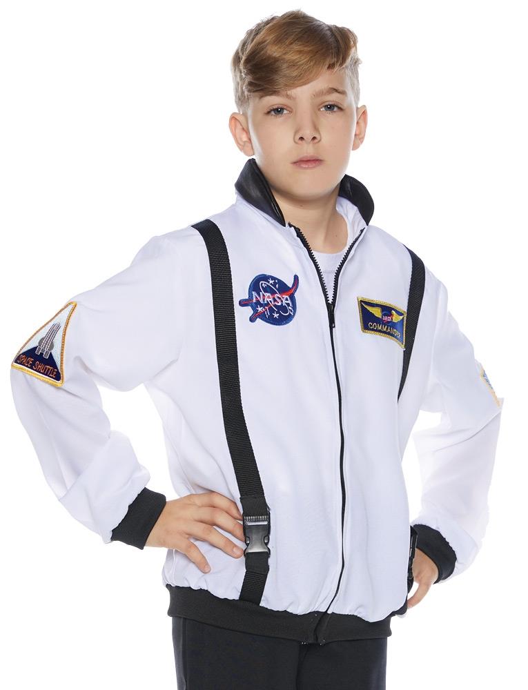 White Astronaut Jacket Child Costume