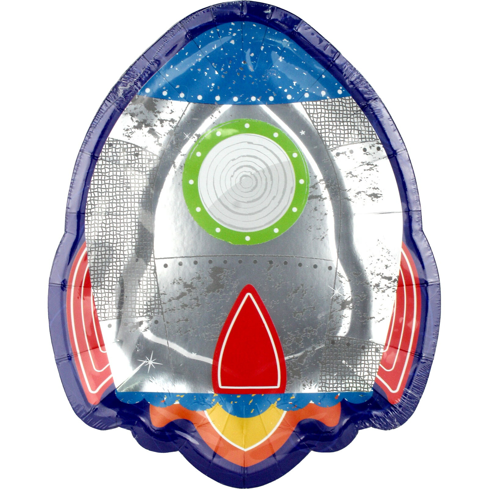 Blast Off Birthday Small Paper Plates (Pack of 8)