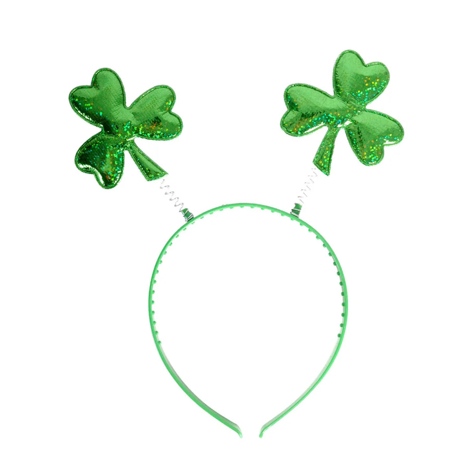St Patrick's Day Green Clover Headband