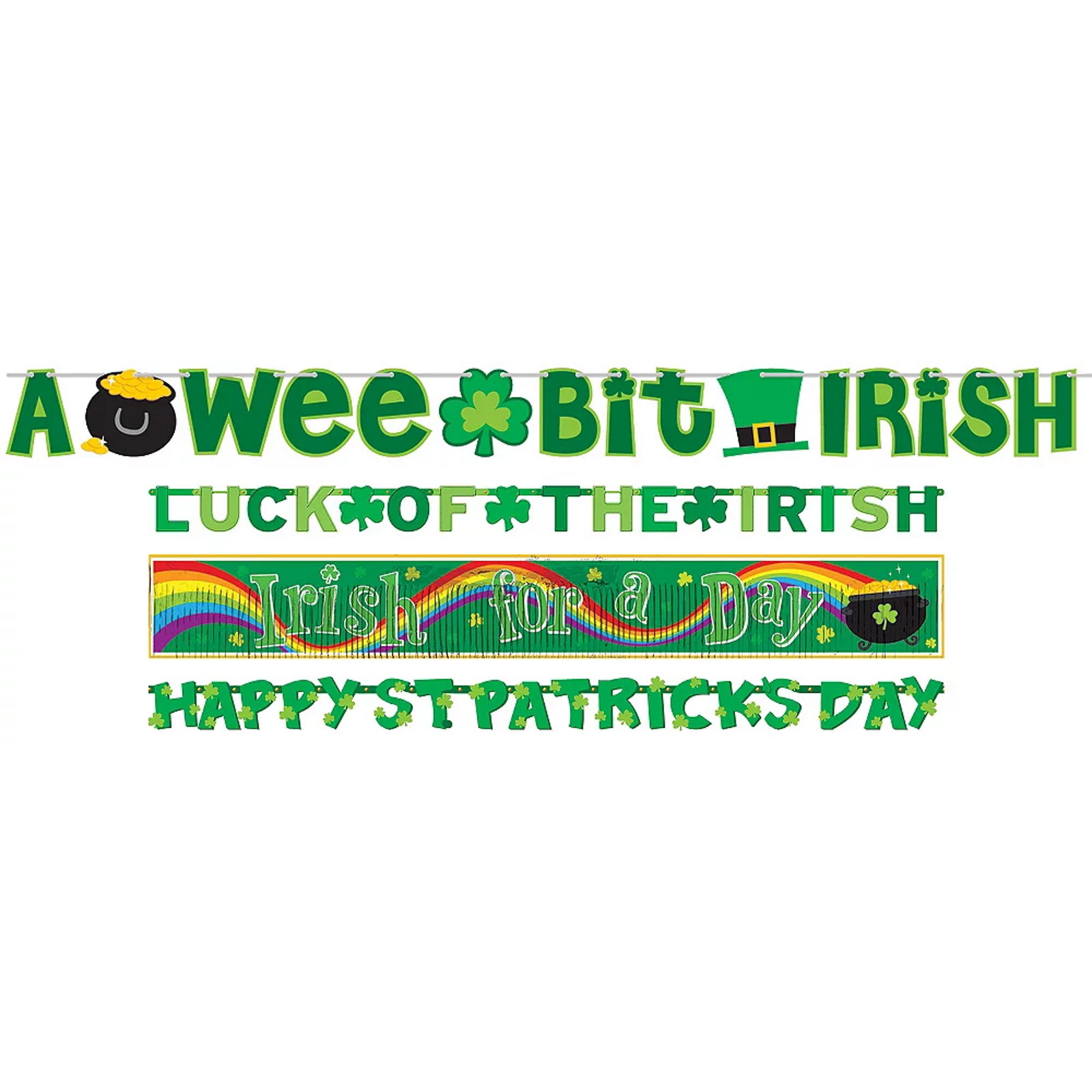 St. Patrick's Day 4 in 1 Banner Set