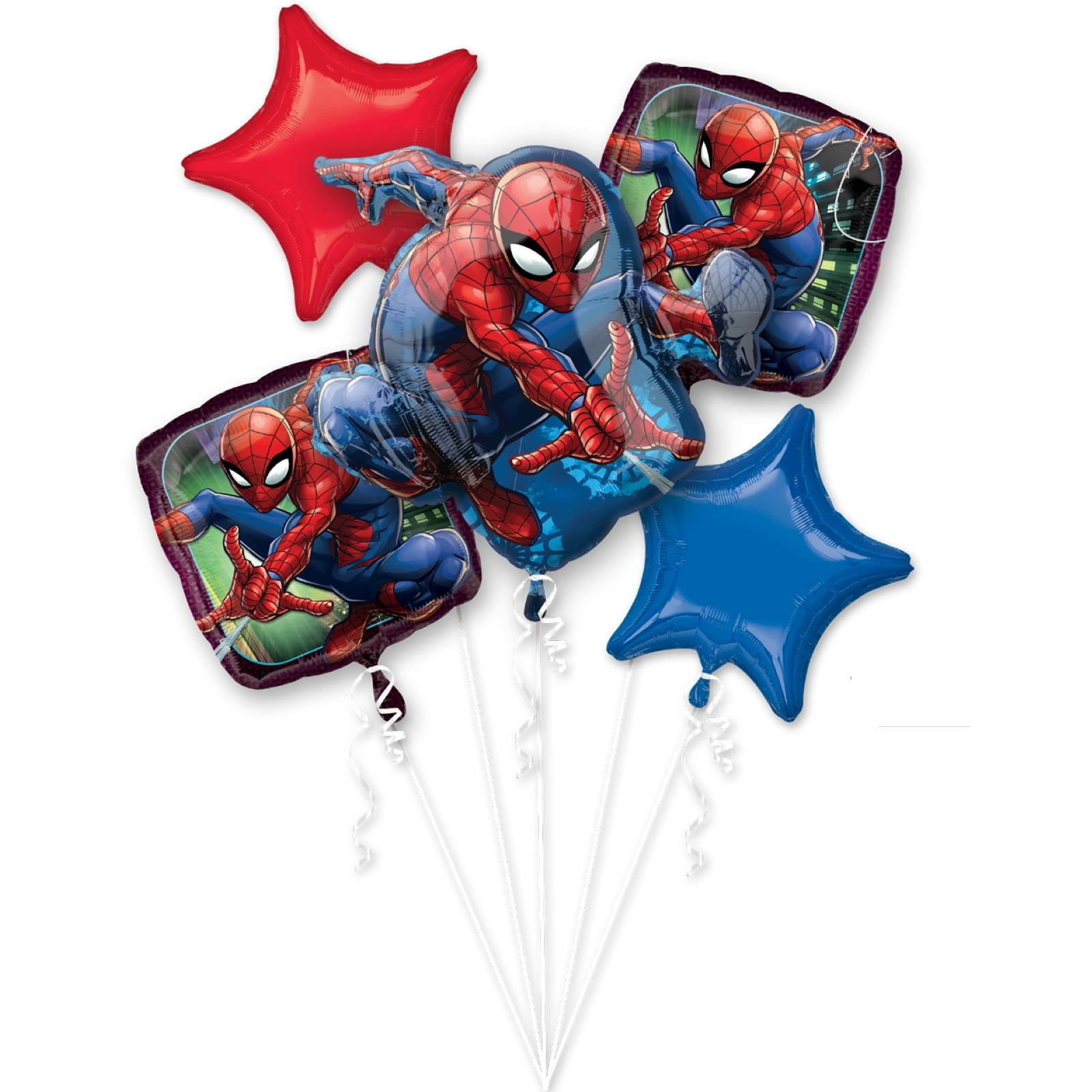 Spiderman Webbed Wonder Helium Balloon Bouquet