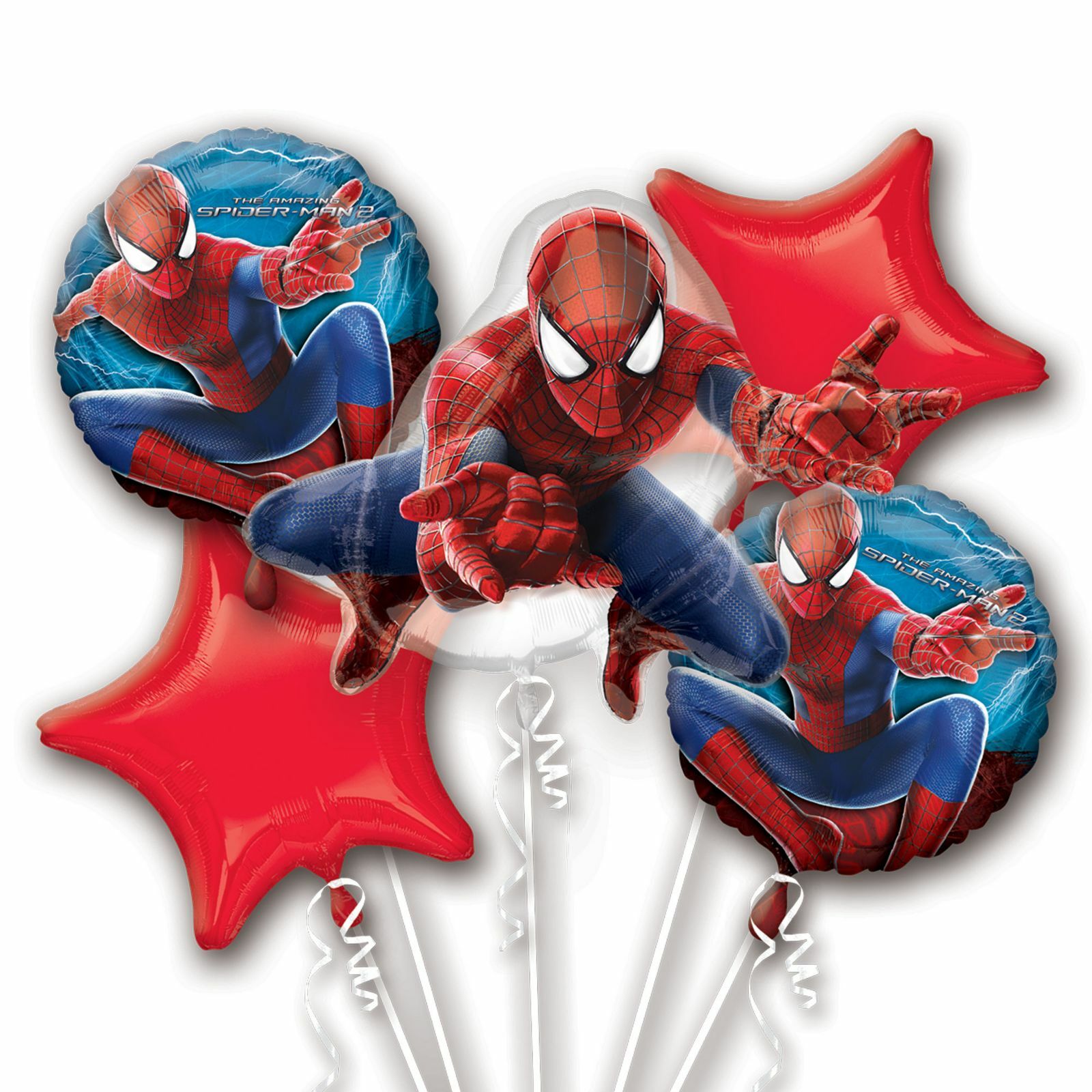 Amazing Spiderman Helium Balloon Bouquet