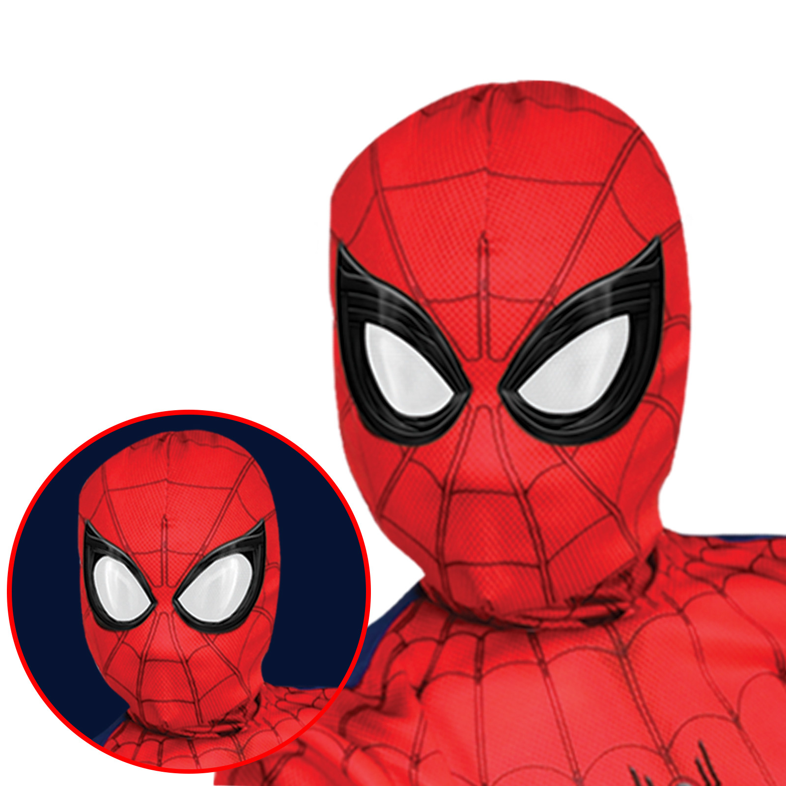 Spiderman Deluxe Fabric Kids Mask