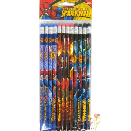 Spiderman Pencils (Pack of 12)