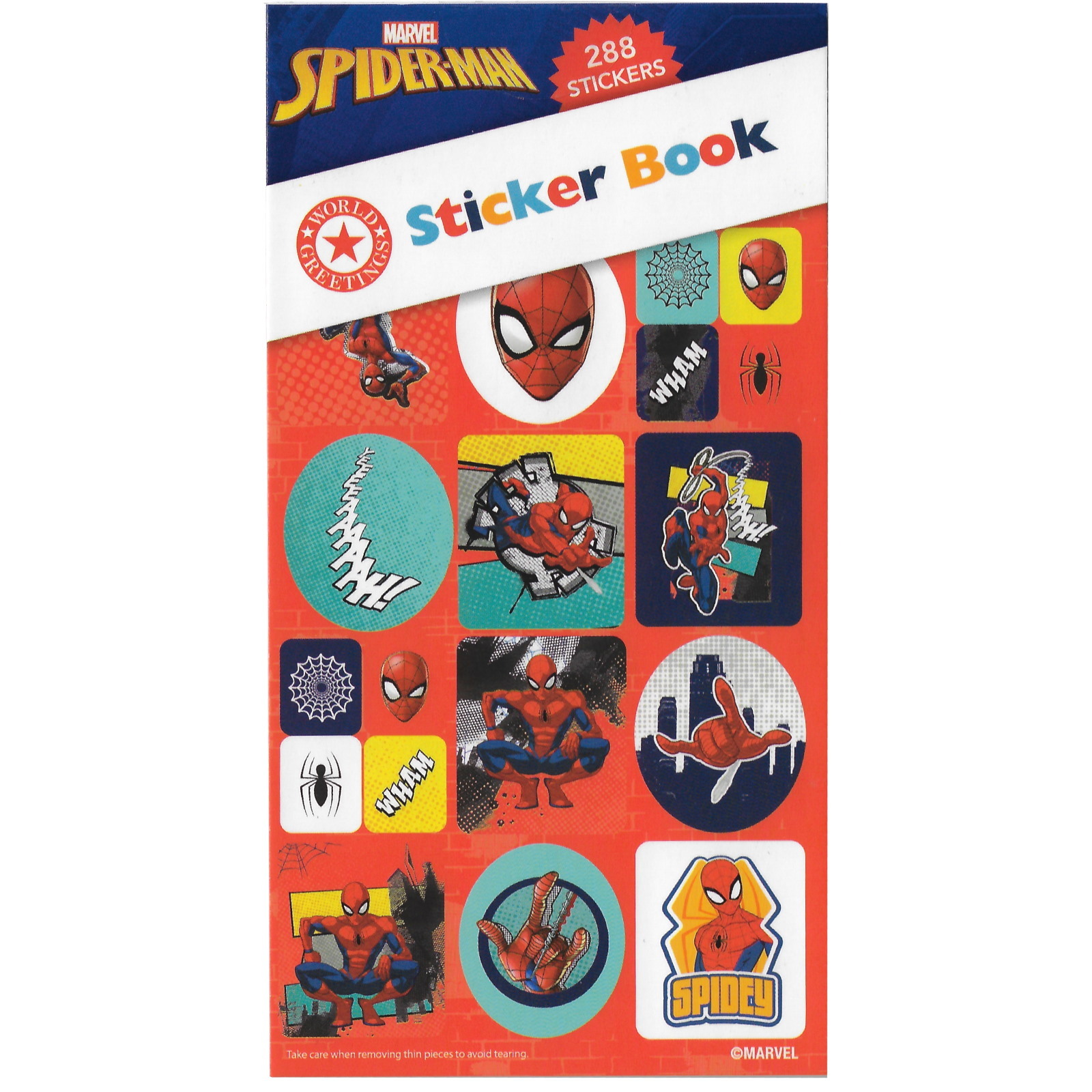 Spiderman Sticker Book (12 Sheets)