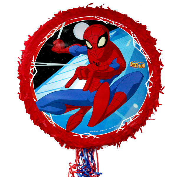 Spiderman Pull String Pinata