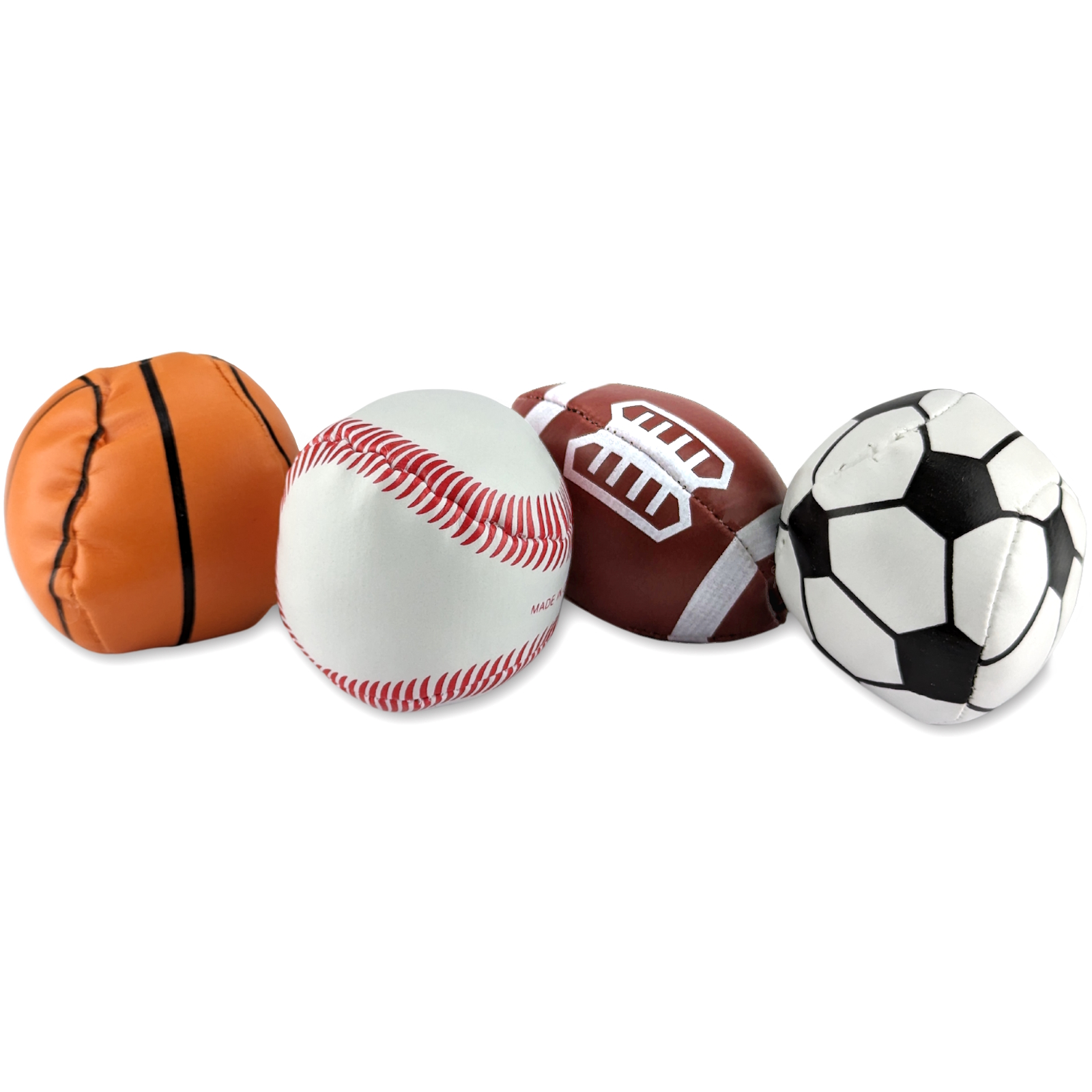 Squishy Sports Balls (Pack of 4)