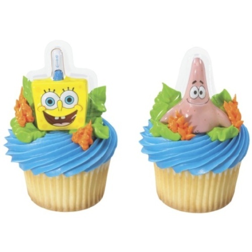 SpongeBob Squarepants Cupcake Placs (Pack of 12)