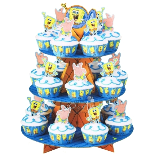 SpongeBob Squarepants Cupcake Stand Kit