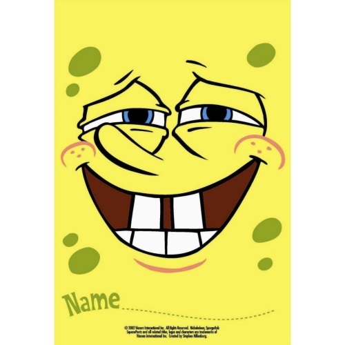 SpongeBob Squarepants Lolly/Treat Bags (Pack of 8)