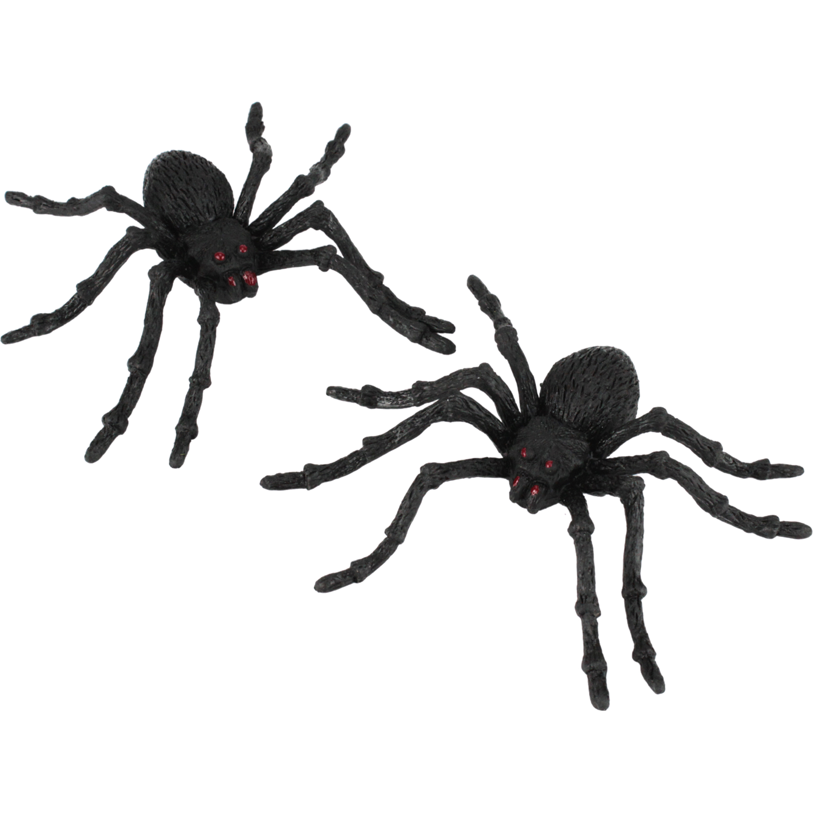 Black Red Eyed Spiders (Pack of 2) 