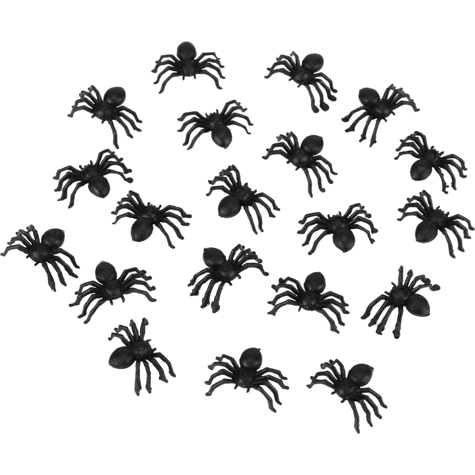 Mini Plastic Spiders (Pack of 70)
