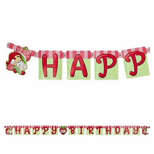 Strawberry Shortcake Happy Birthday Banner