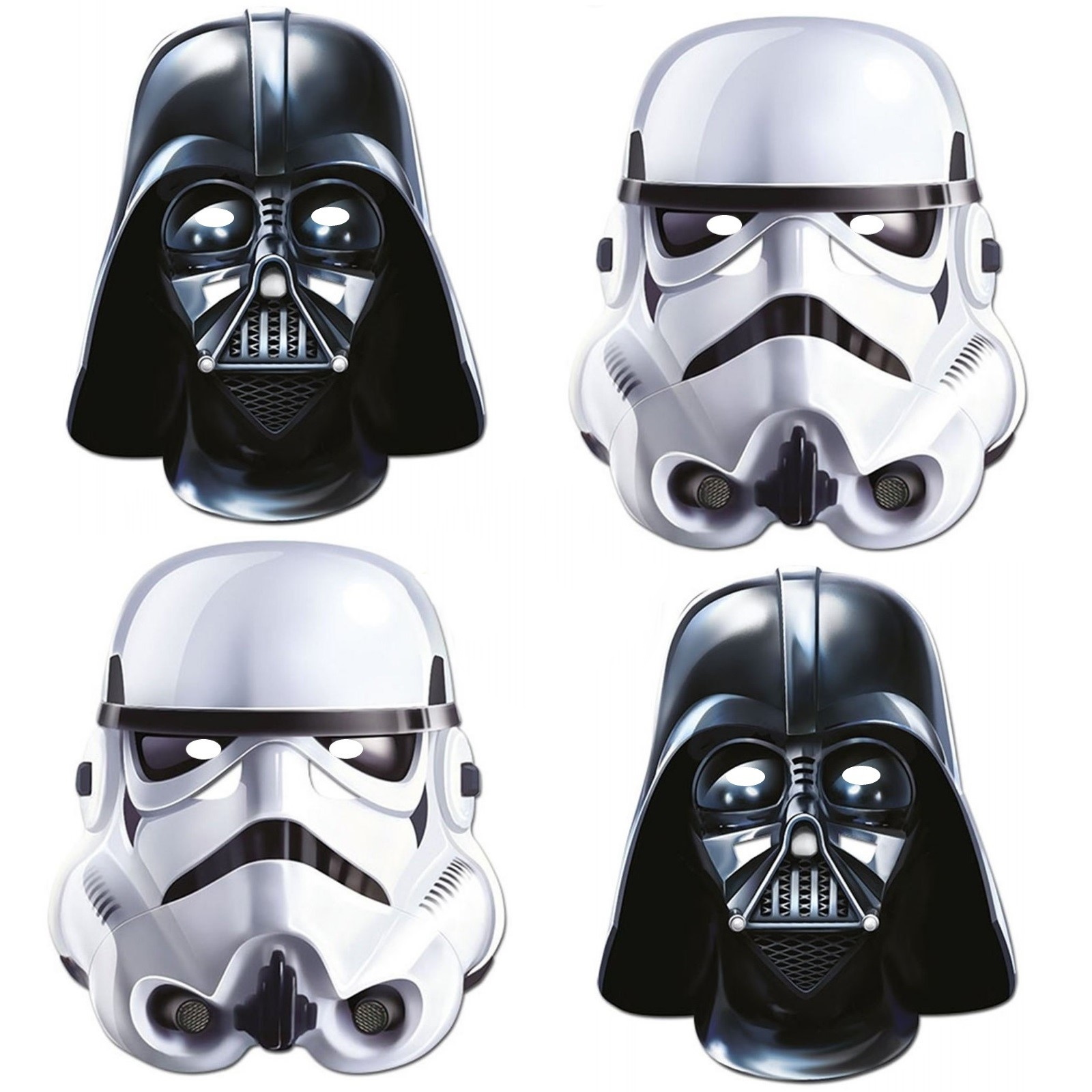 Star Wars Classic Party Masks (Pack of 8)
