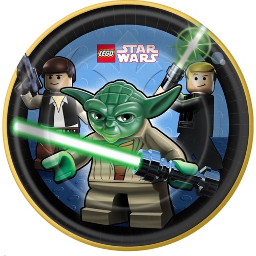 Lego Star Wars Small Paper Plates (Pack of 8)
