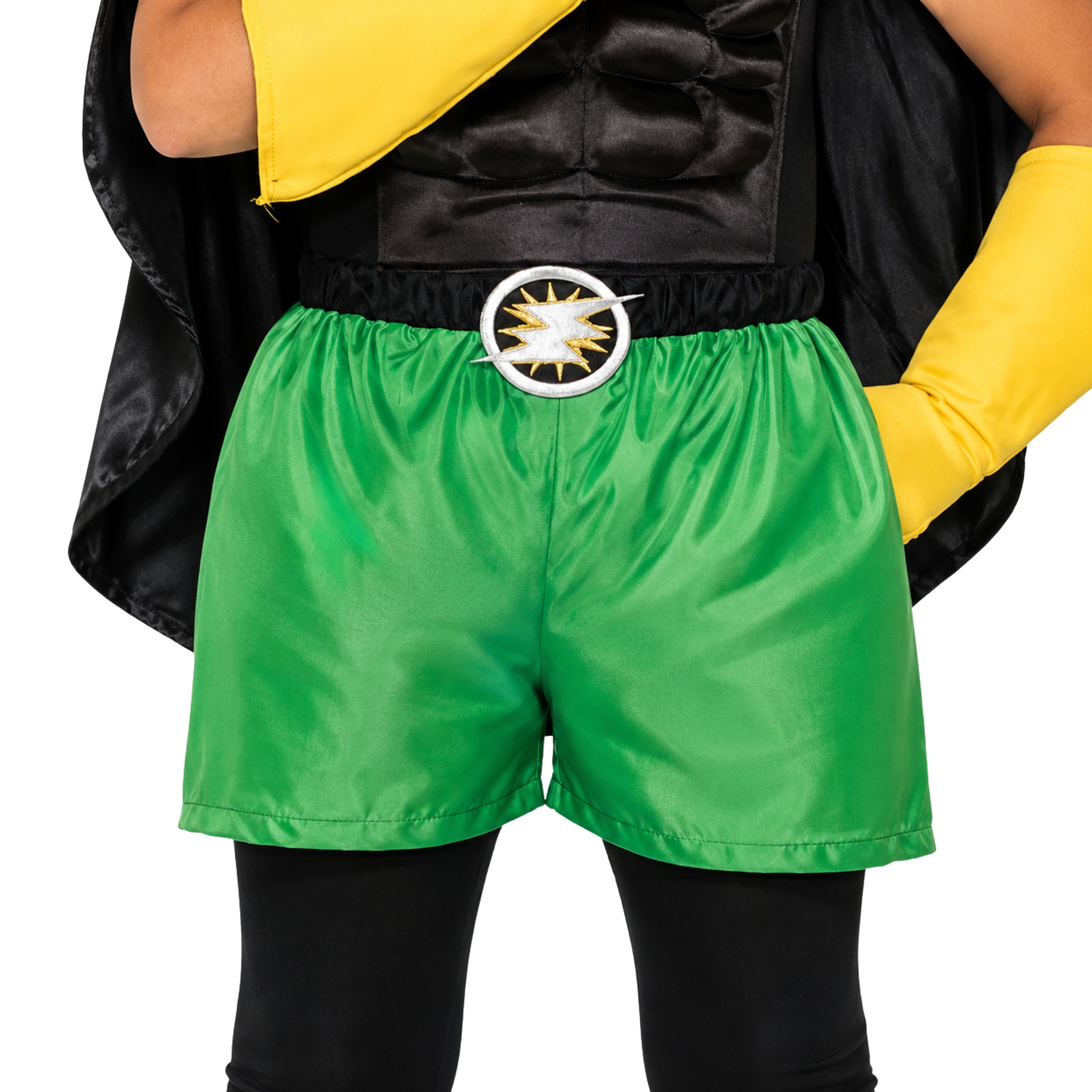 Kids Green Superhero Boxer Shorts 