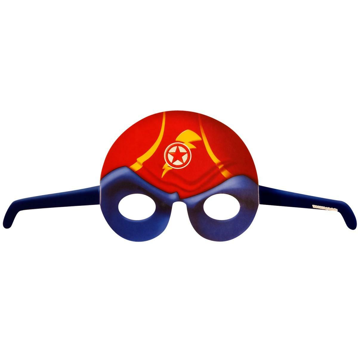 Superhero Party Masks (Pack of 8)