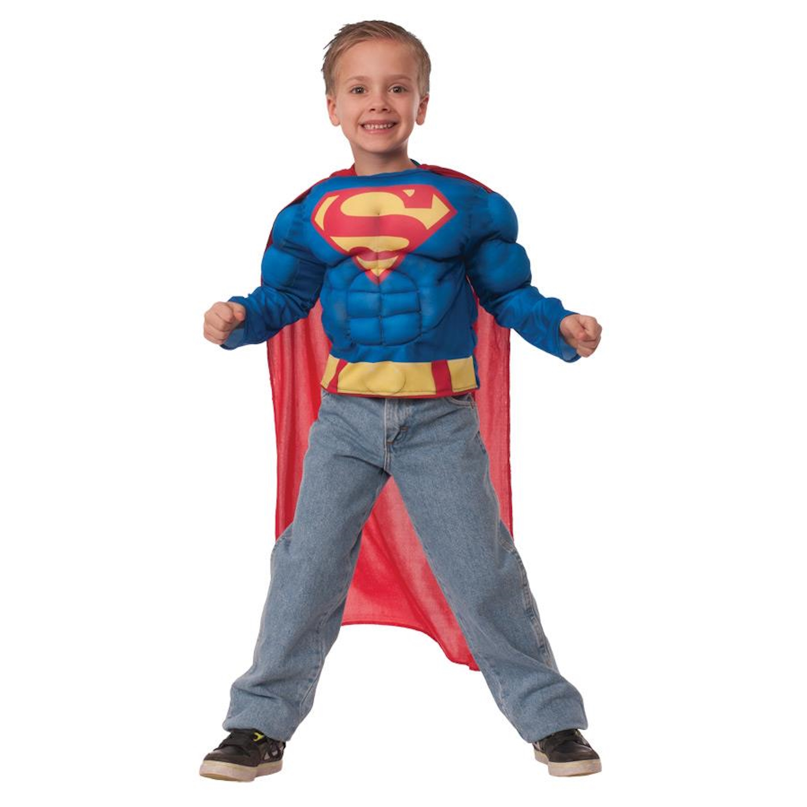 Superman Muscle Shirt Child Costume