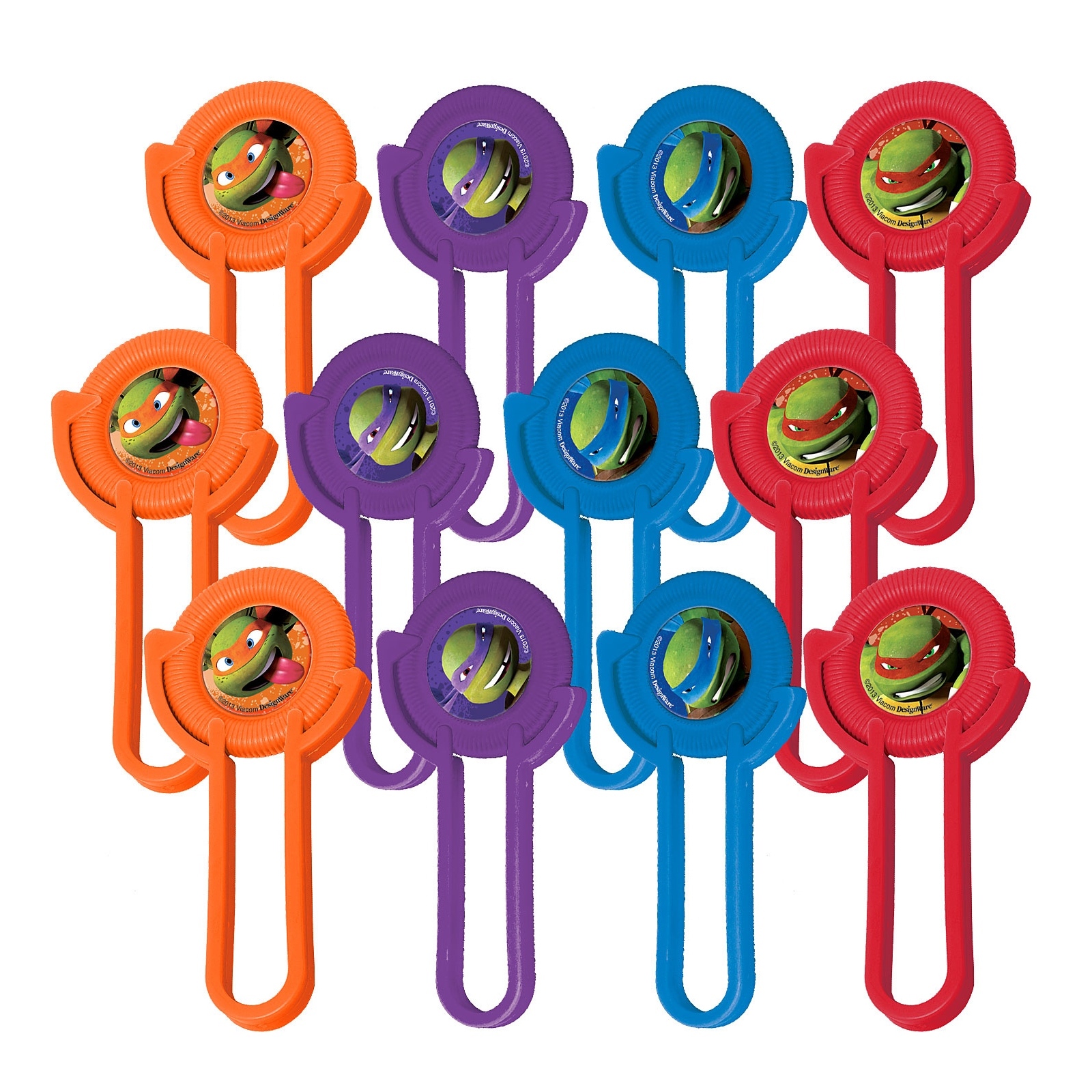 Teenage Mutant Ninja Turtles Disc Launchers (Pack of 12)