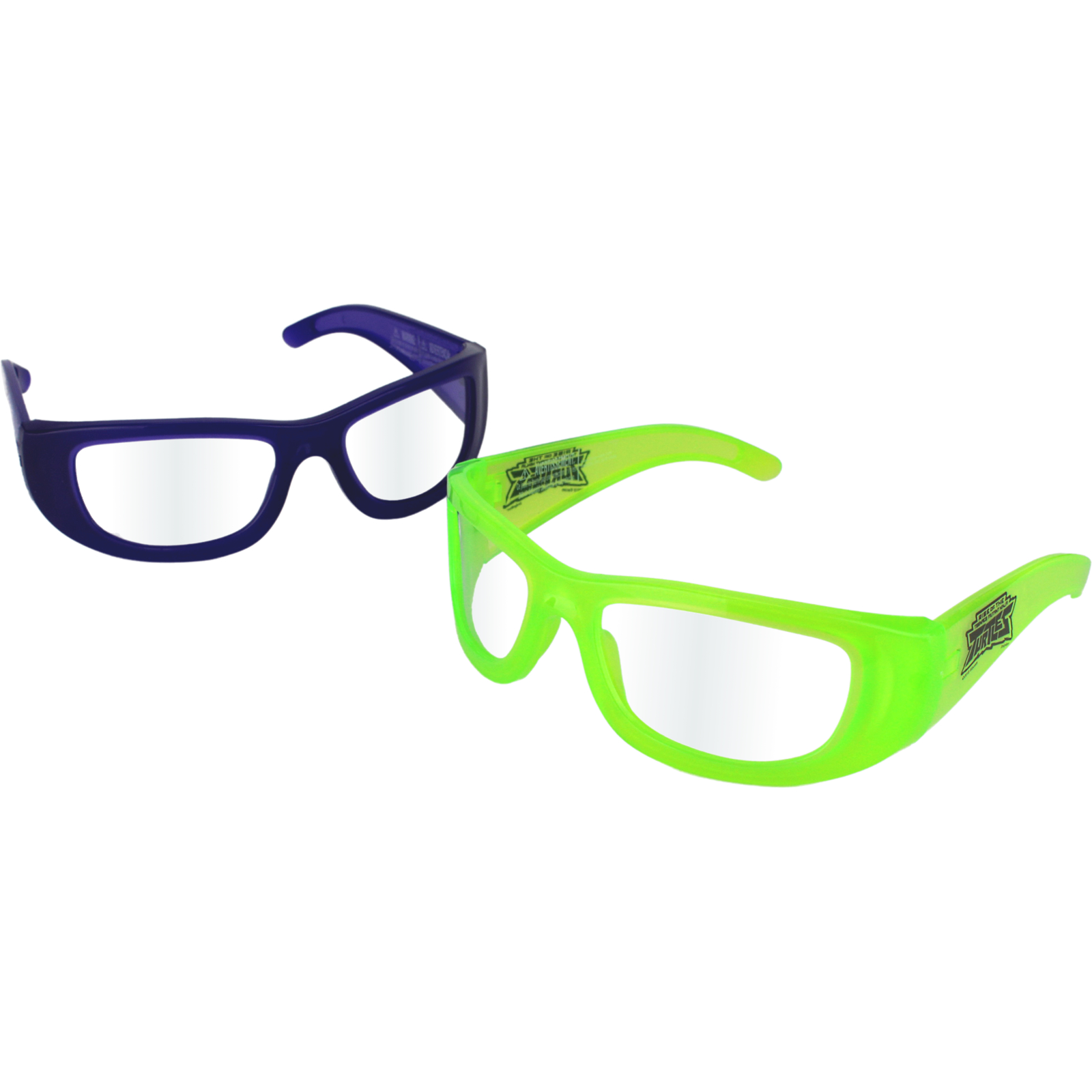 Rise of the Teenage Mutant Ninja Turtles Green & Purple Glasses (Pack of 6)