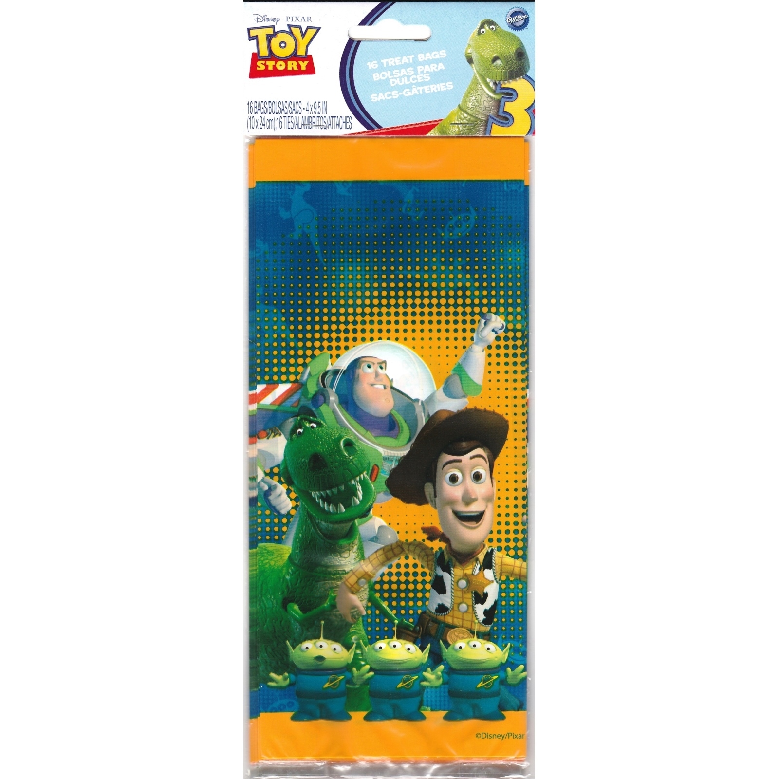 Toy Story Cellophane Treat Bags (Pack of 16)
