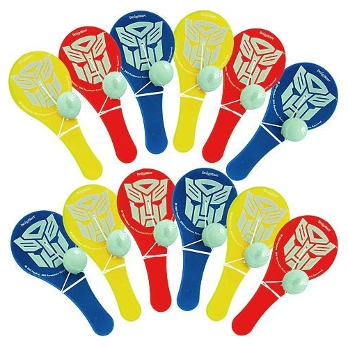 Transformers Mini Paddleball Toys (Pack 12)