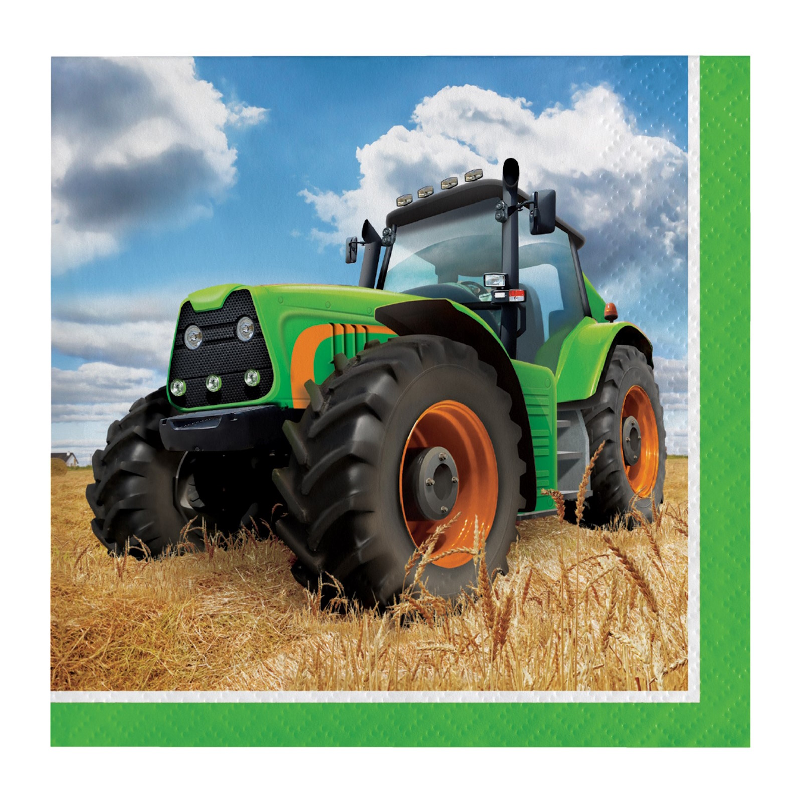 Tractor Time Small Napkins / Serviettes (Pack of 16)
