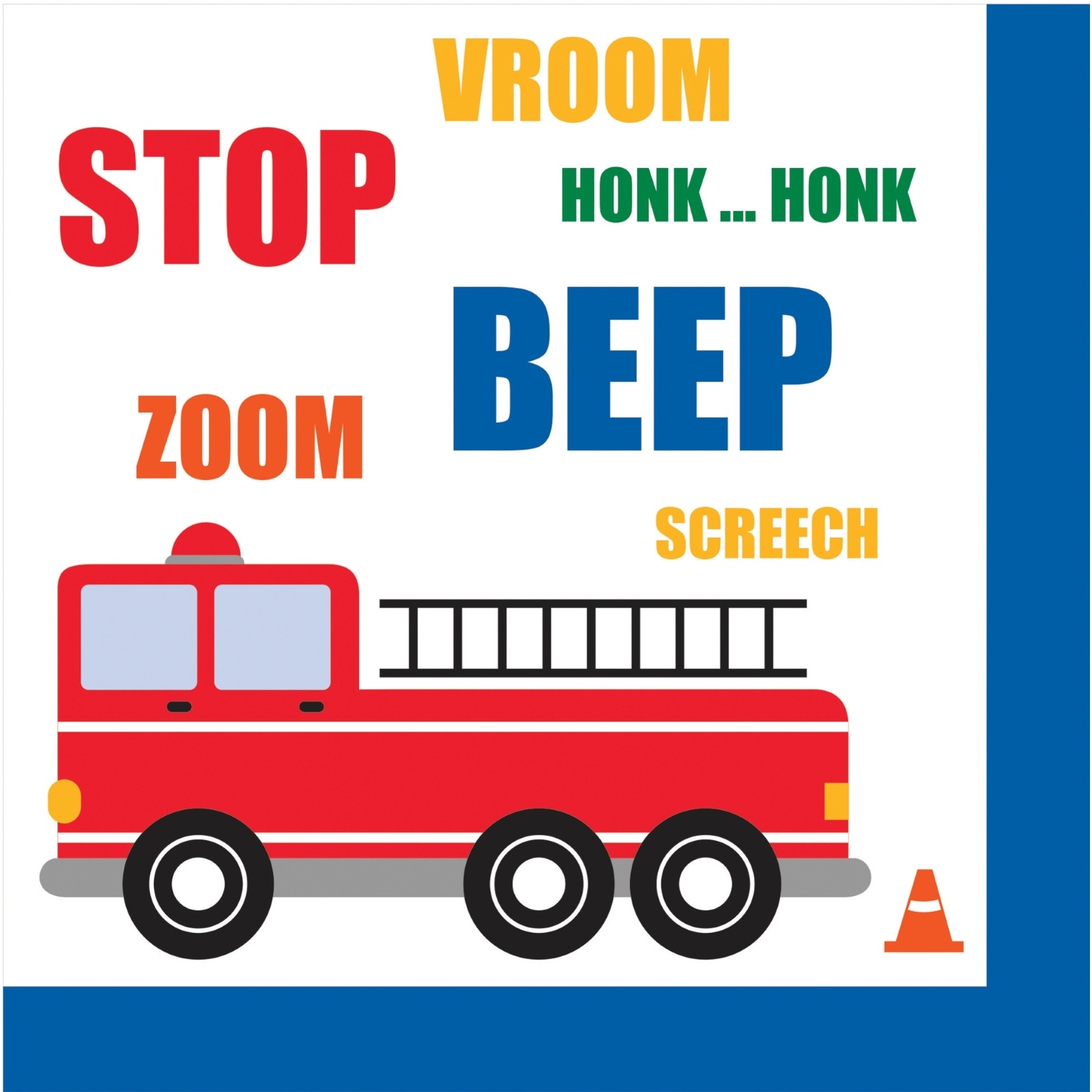 Traffic Jam Large Napkins / Serviettes (Pack of 16)