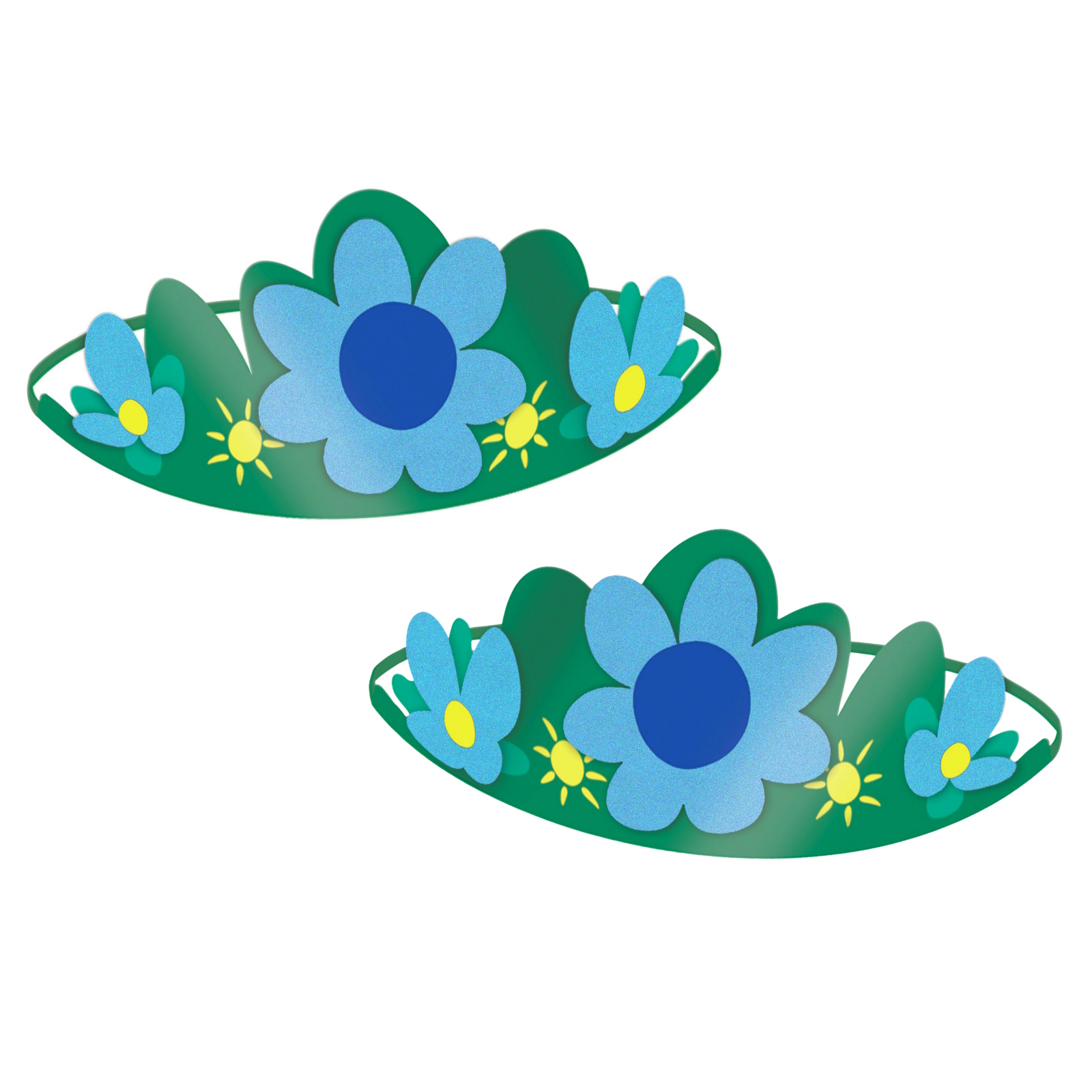 Trolls World Tour Paper Tiaras (Pack of 8) 