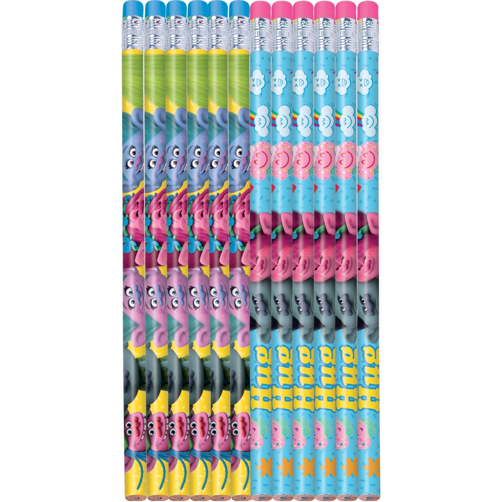Trolls Party Pencils (Pack of 12)