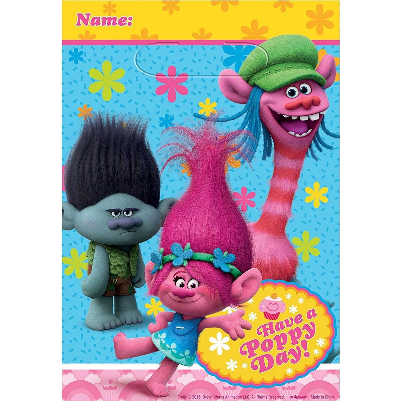 Trolls Lolly/Treat Bags (Pack of 8)