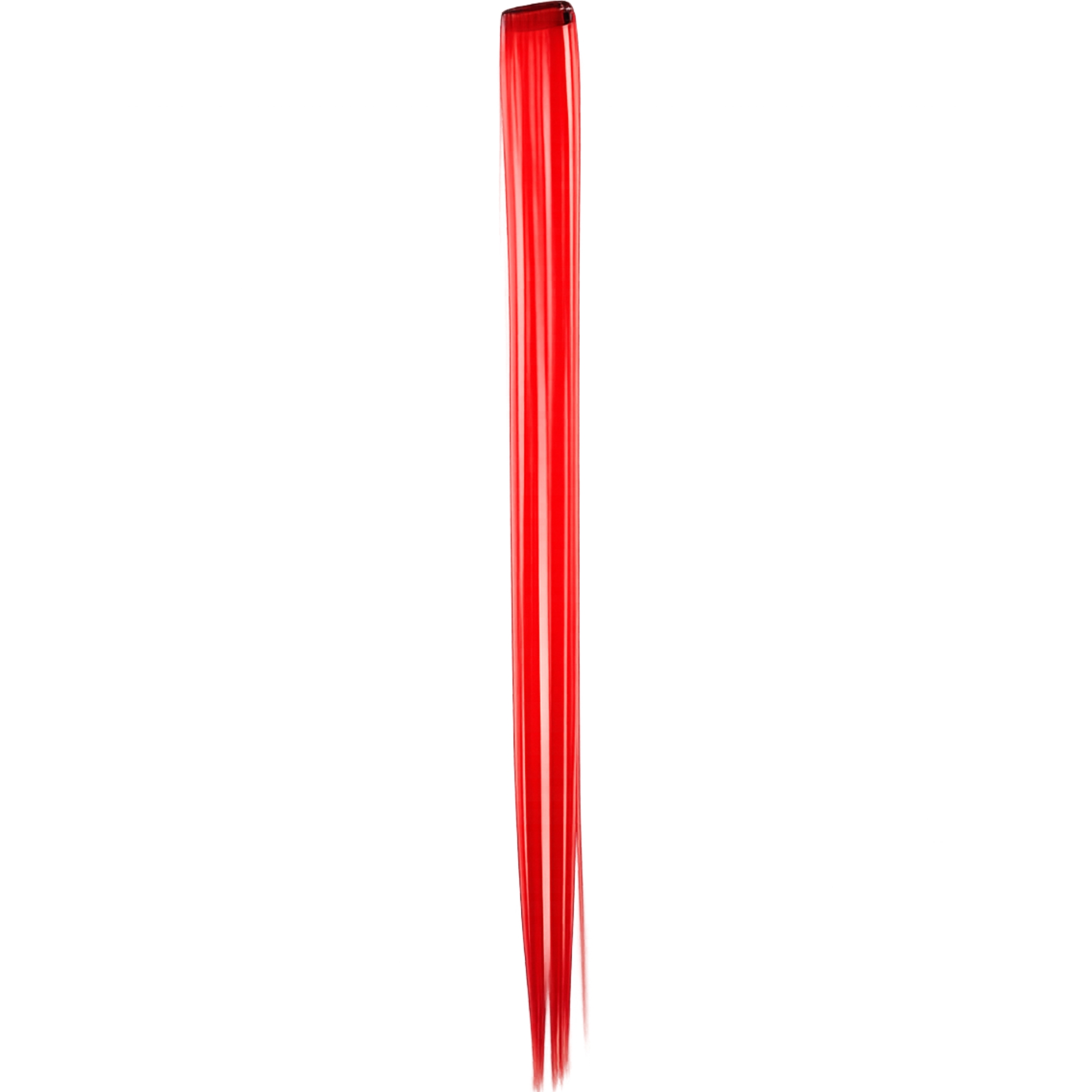 Red Clip In Hair Extension 50cm